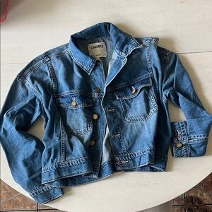 L'Agence Blue Denim Jean Jacket